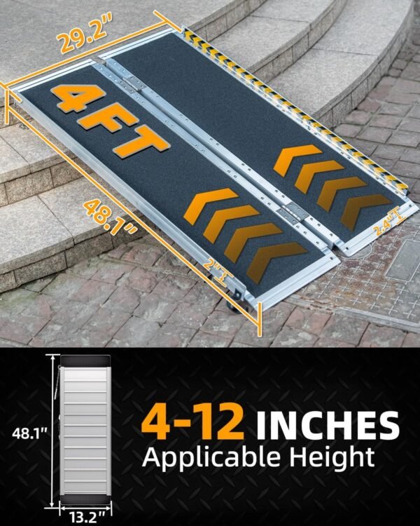 VNN 4 Ft. Wheelchair Ramp - Image 4